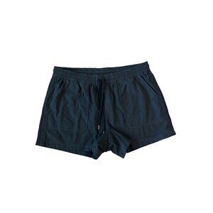 ATHLETA Black Farallon Drawstring Shorts Size 22